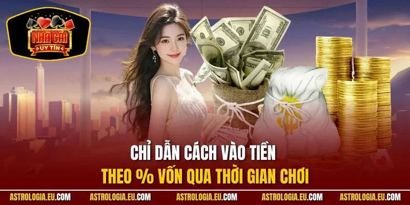 Chỉ dẫn cách vào tiền theo % vốn qua thời gian chơi