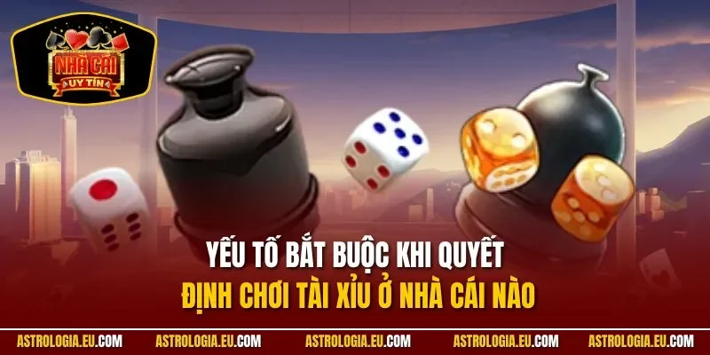Yếu tố bắt buộc khi quyết định chơi tài xỉu ở nhà cái nào